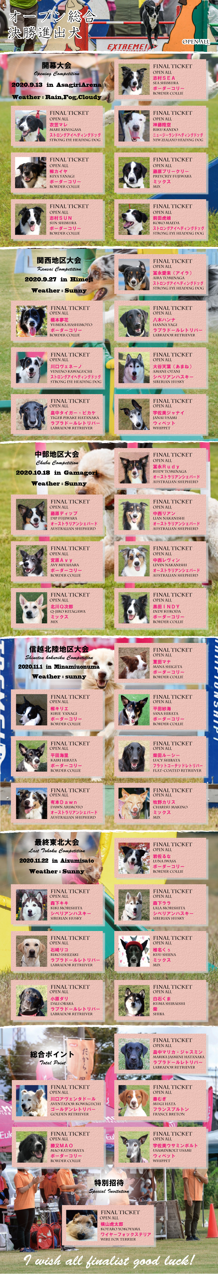 オープン総合ファイナリスト