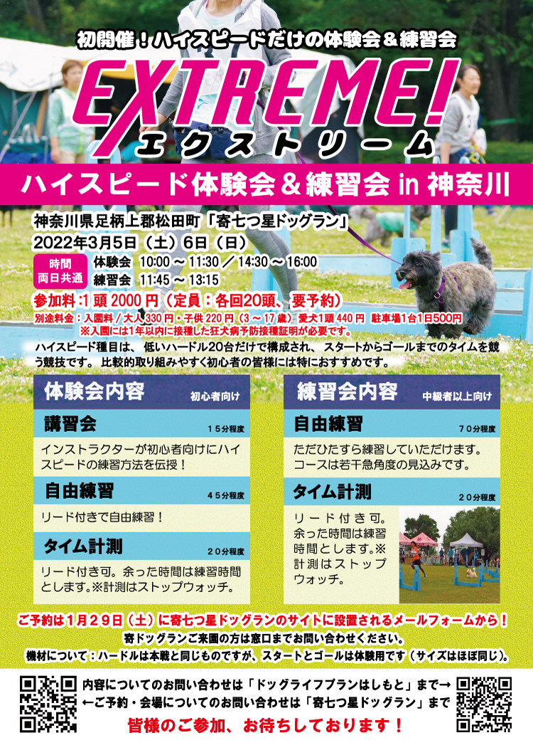 HS体験会・練習会ポスター